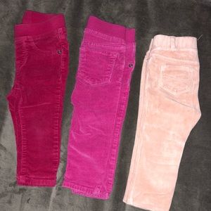 3 Baby Gap 12-18 Mo Pants